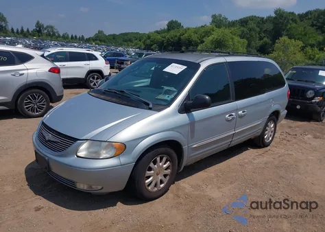 2002 Chrysler Town & Country Lxi z USA, uszkodzony, nr VIN 2C8GP54L12R638986